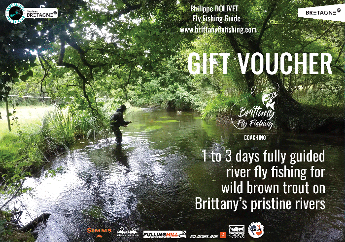 Gift voucher Brittany Fly Fishing - Brittany Fly Fishing